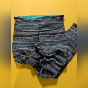 lululemon athletica Multicolor Striped Leggings